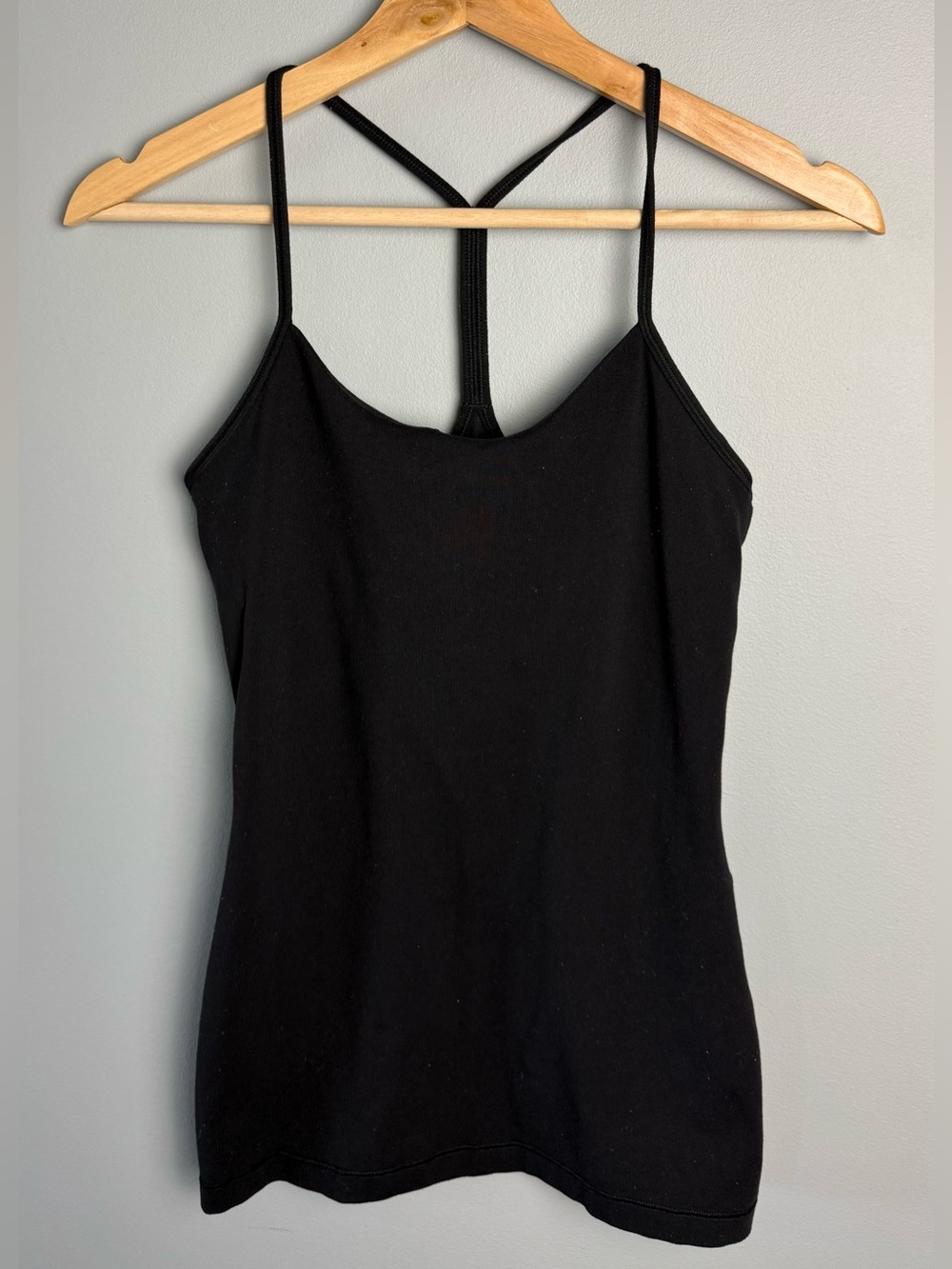 lululemon athletica Black Strappy Tank with Racerback